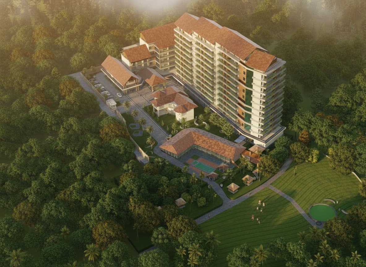 Arial view of Legacy community